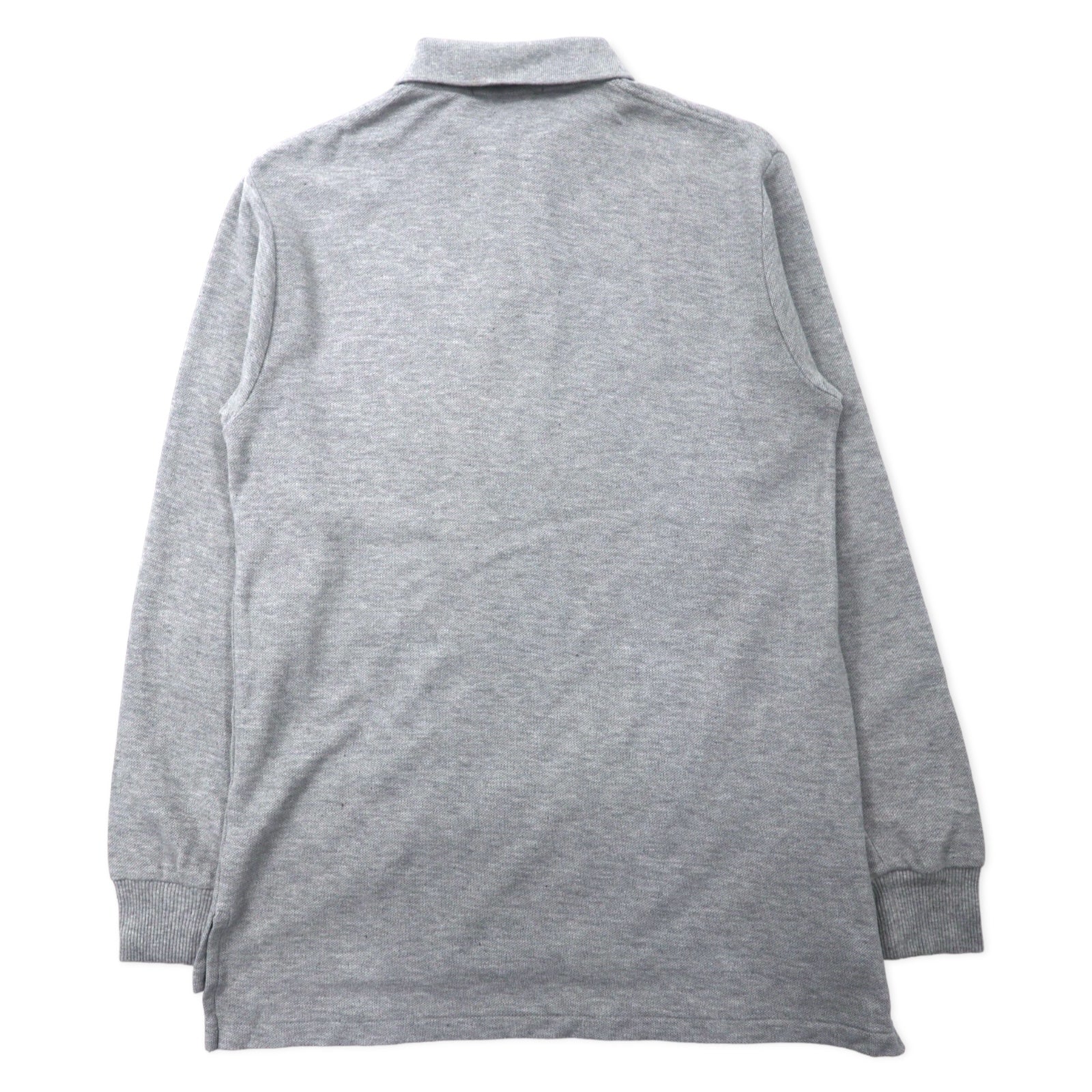 Polo by Ralph Lauren Polo a maniche lunghe M Grigio Cotone Piquet con ricamo Small Pony