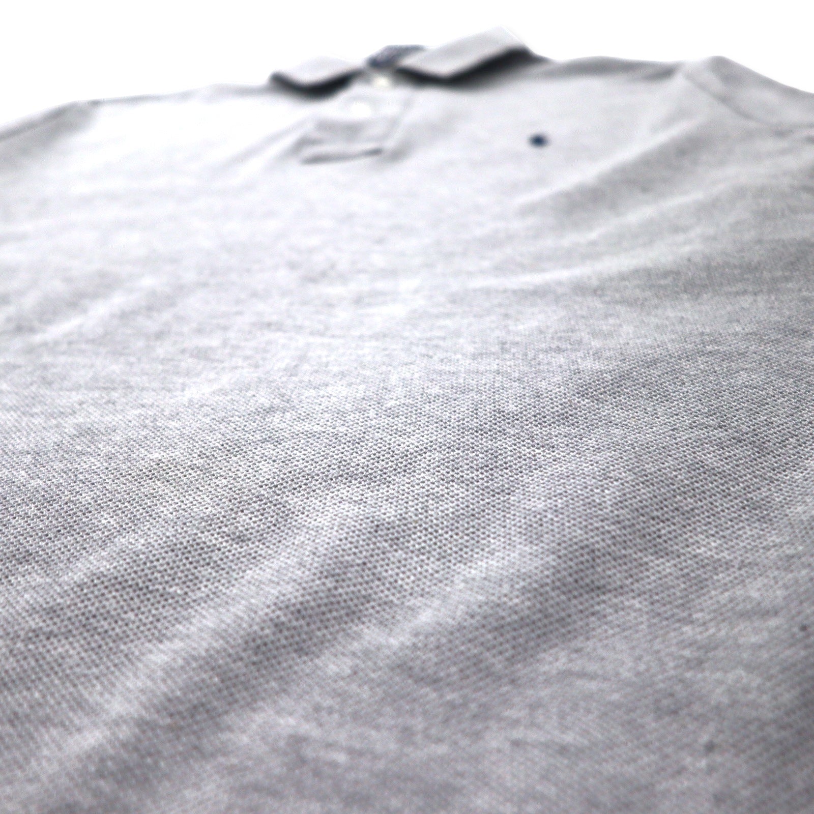 Polo by Ralph Lauren Polo a maniche lunghe M Grigio Cotone Piquet con ricamo Small Pony