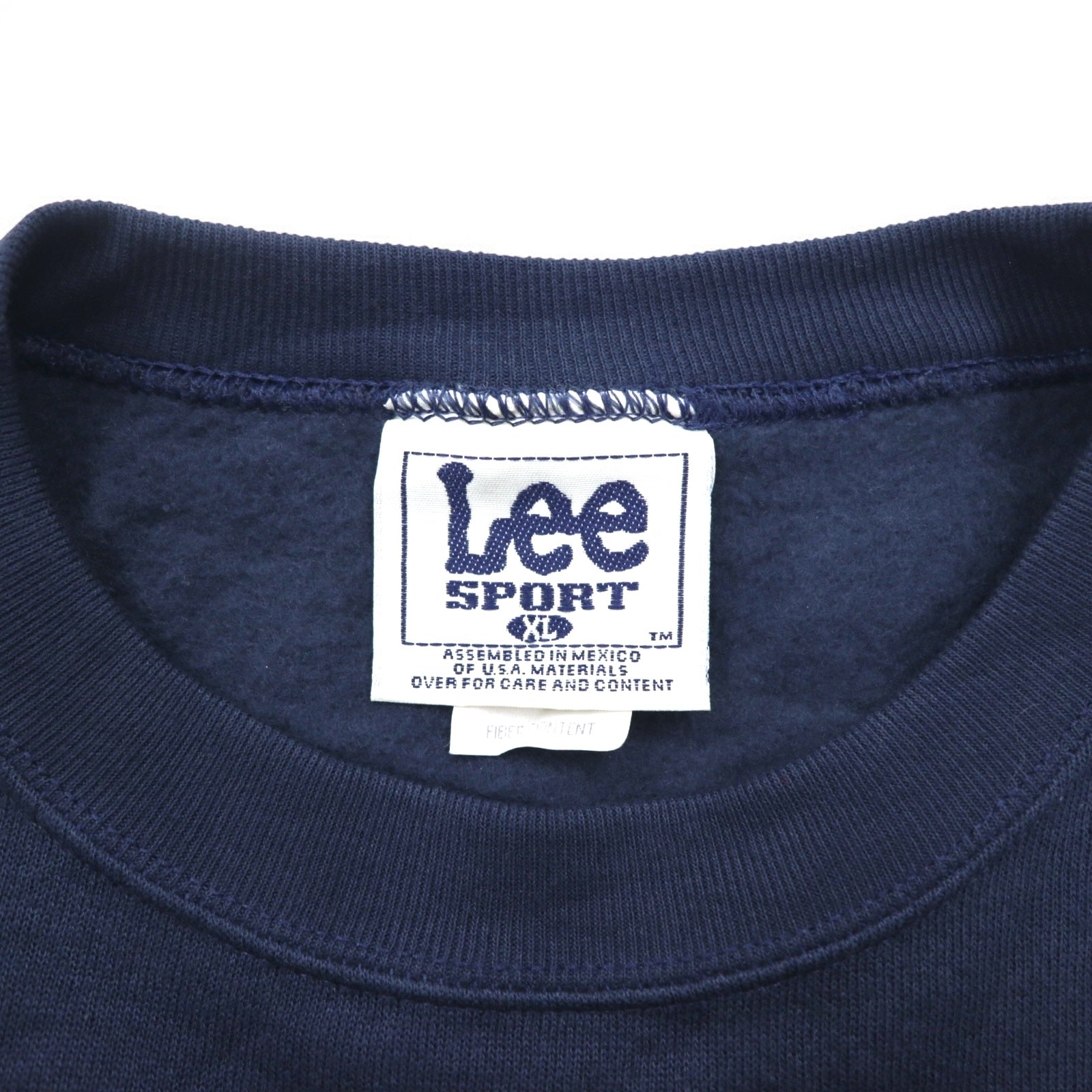 Felpa Lee SPORT anni '90 NFL stampa XL blu navy cotone DALLAS COWBOYS Made in Mexico