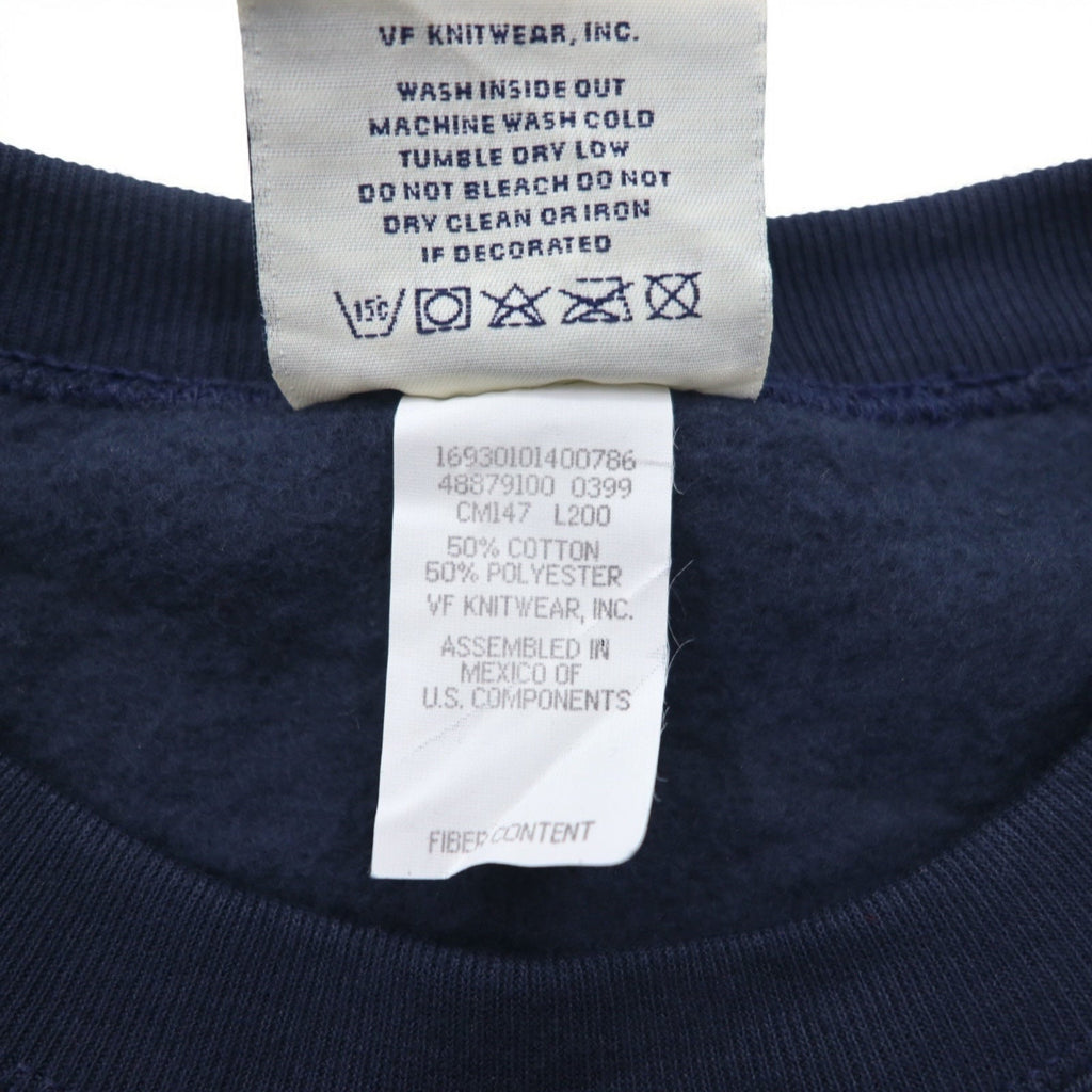 Felpa Lee SPORT anni '90 NFL stampa XL blu navy cotone DALLAS COWBOYS Made in Mexico