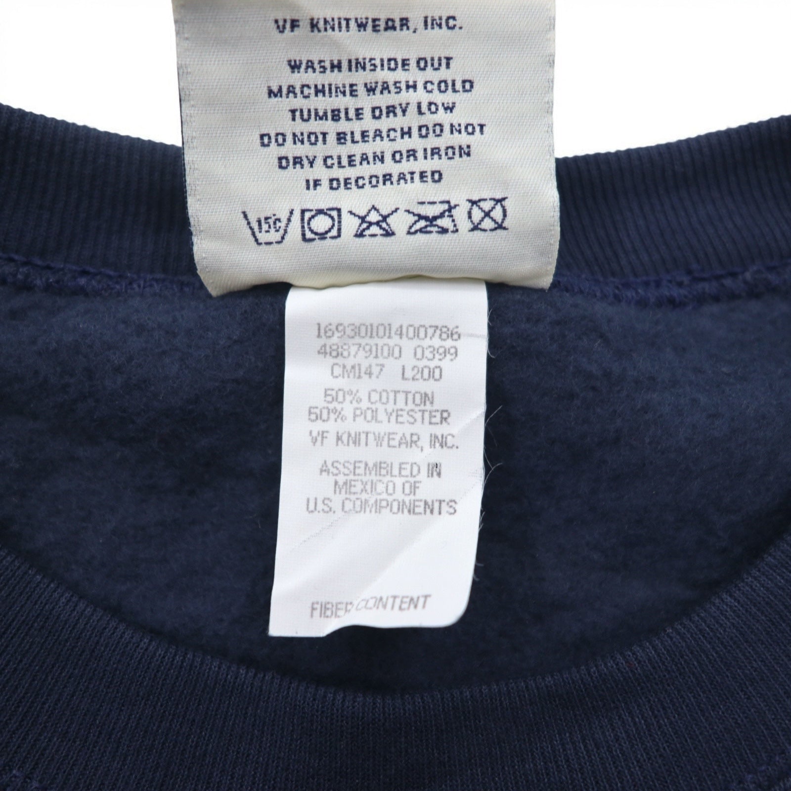 Felpa Lee SPORT anni '90 NFL stampa XL blu navy cotone DALLAS COWBOYS Made in Mexico