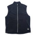 adidas EQUIPMENT gilet in pile full zip anni 2000, taglia XL, nero, poliestere