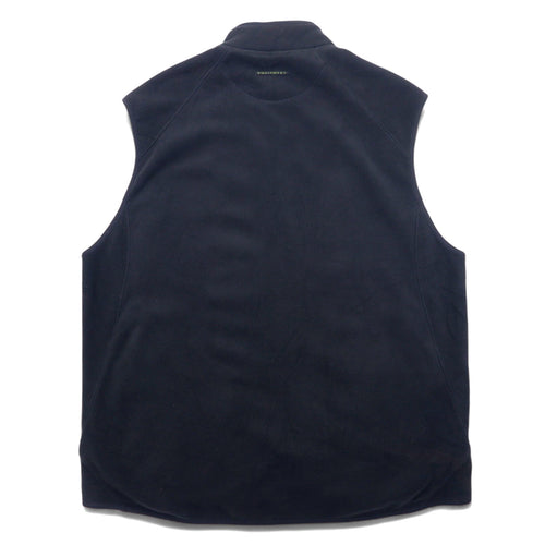 adidas EQUIPMENT gilet in pile full zip anni 2000, taglia XL, nero, poliestere