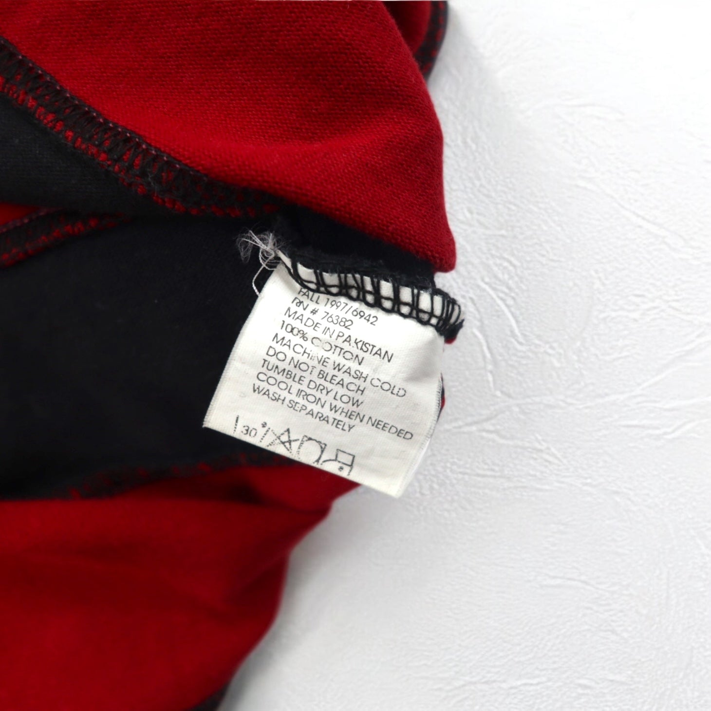 Timberland Felpa allacciata XL Nera Cotone Logo ricamato