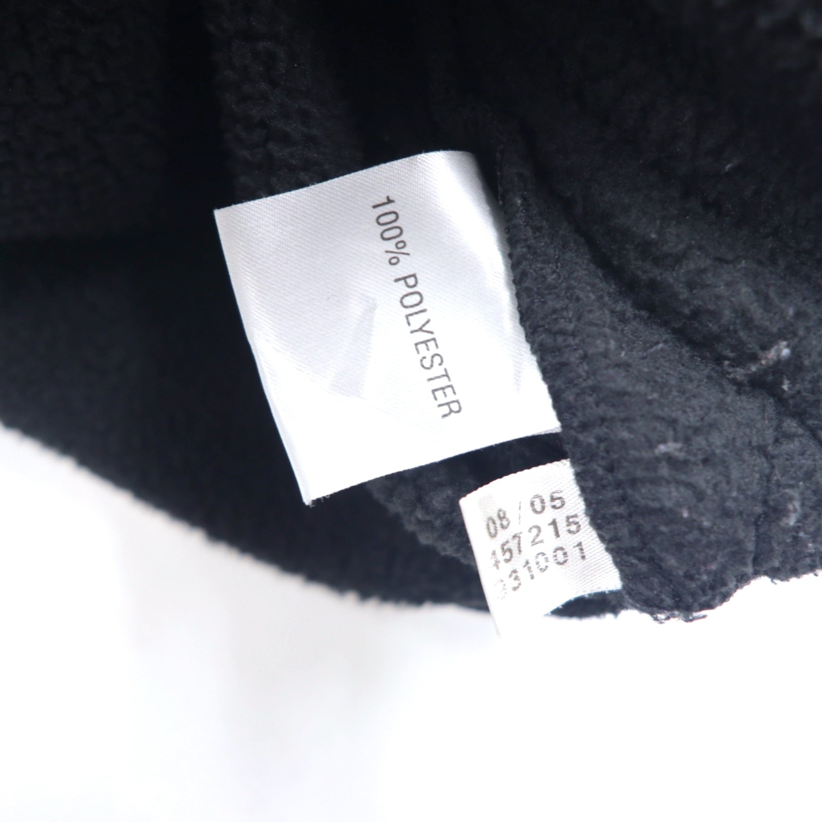 adidas EQUIPMENT gilet in pile full zip anni 2000, taglia XL, nero, poliestere