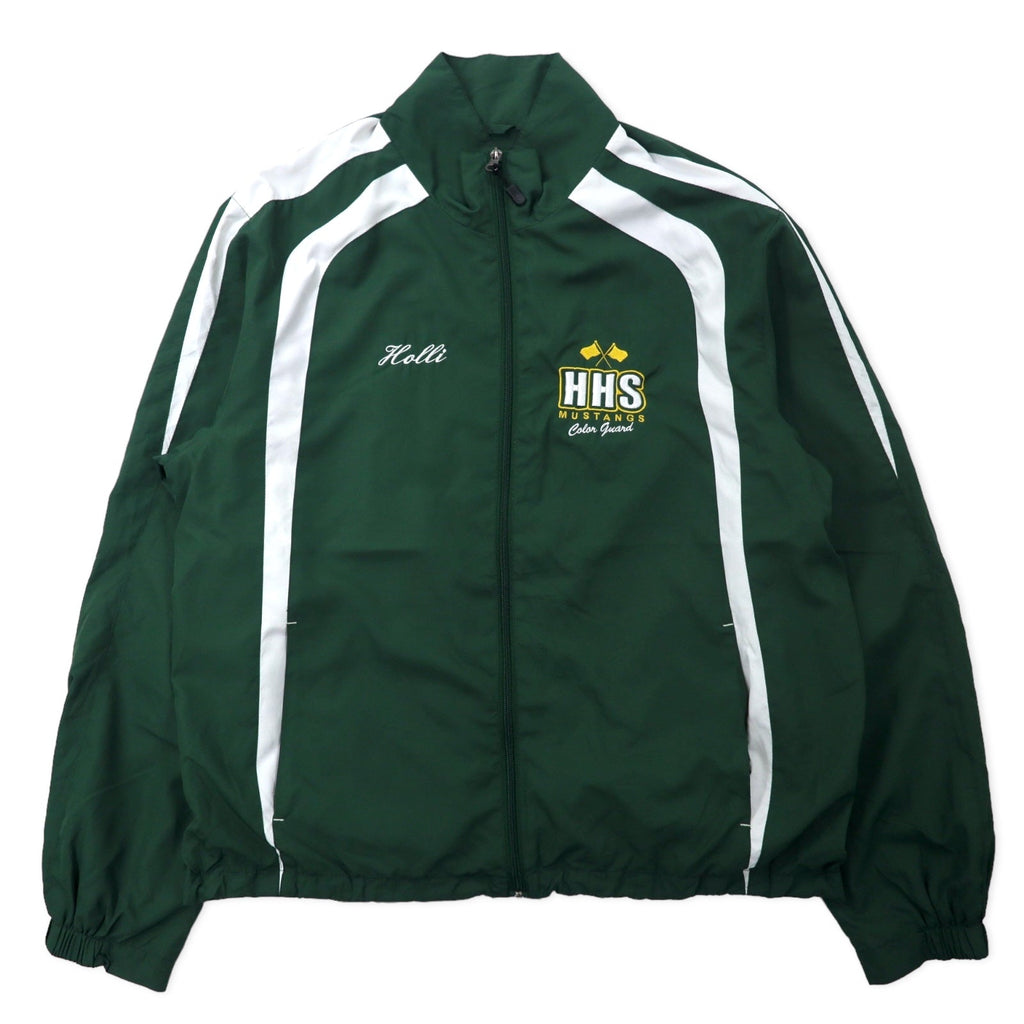 Giacca in nylon Sport-Tek, taglia M, colore verde, 100% poliestere, ricamo del logo HHS.