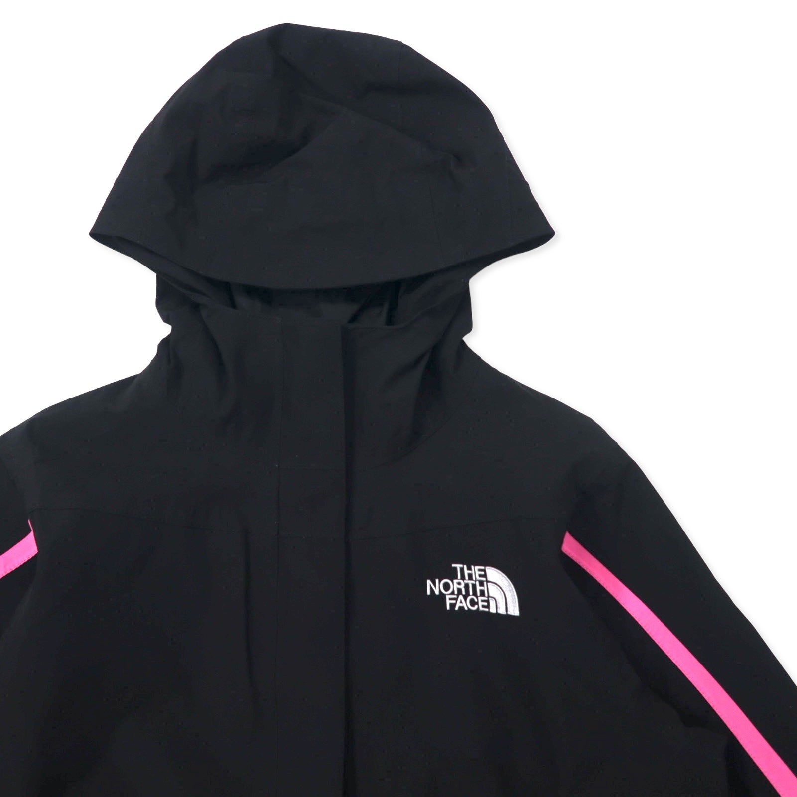 THE NORTH FACE Giacca a vento, taglia S, nera, poliestere, HYVENT, impermeabile, traspirante, zip-in-zip, doppia zip, modello US