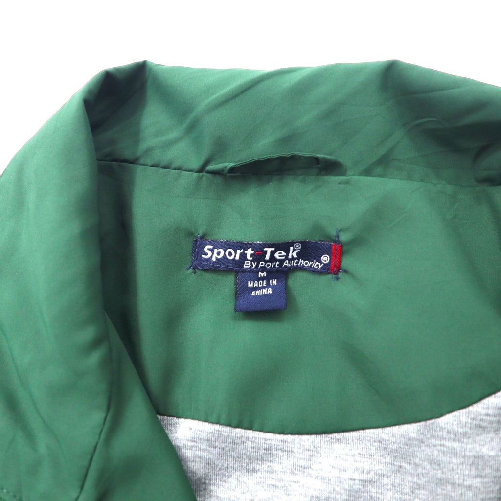 Giacca in nylon Sport-Tek, taglia M, colore verde, 100% poliestere, ricamo del logo HHS.