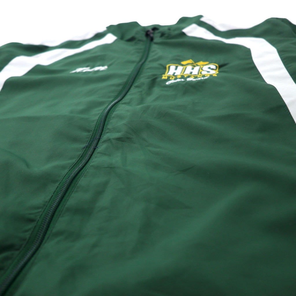 Giacca in nylon Sport-Tek, taglia M, colore verde, 100% poliestere, ricamo del logo HHS.