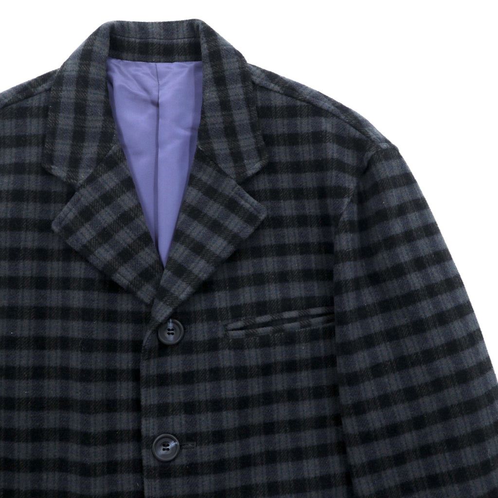 PAZZO 90年代 日本製 ヴィンテージ カシミア 4B テーラードジャケット ブレザー XL チェック Marcolana Wool and Cashmere