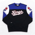 mitchell & ness Felpa L nera Color Block cotone garzato NBA KANSAS CITY KINGS