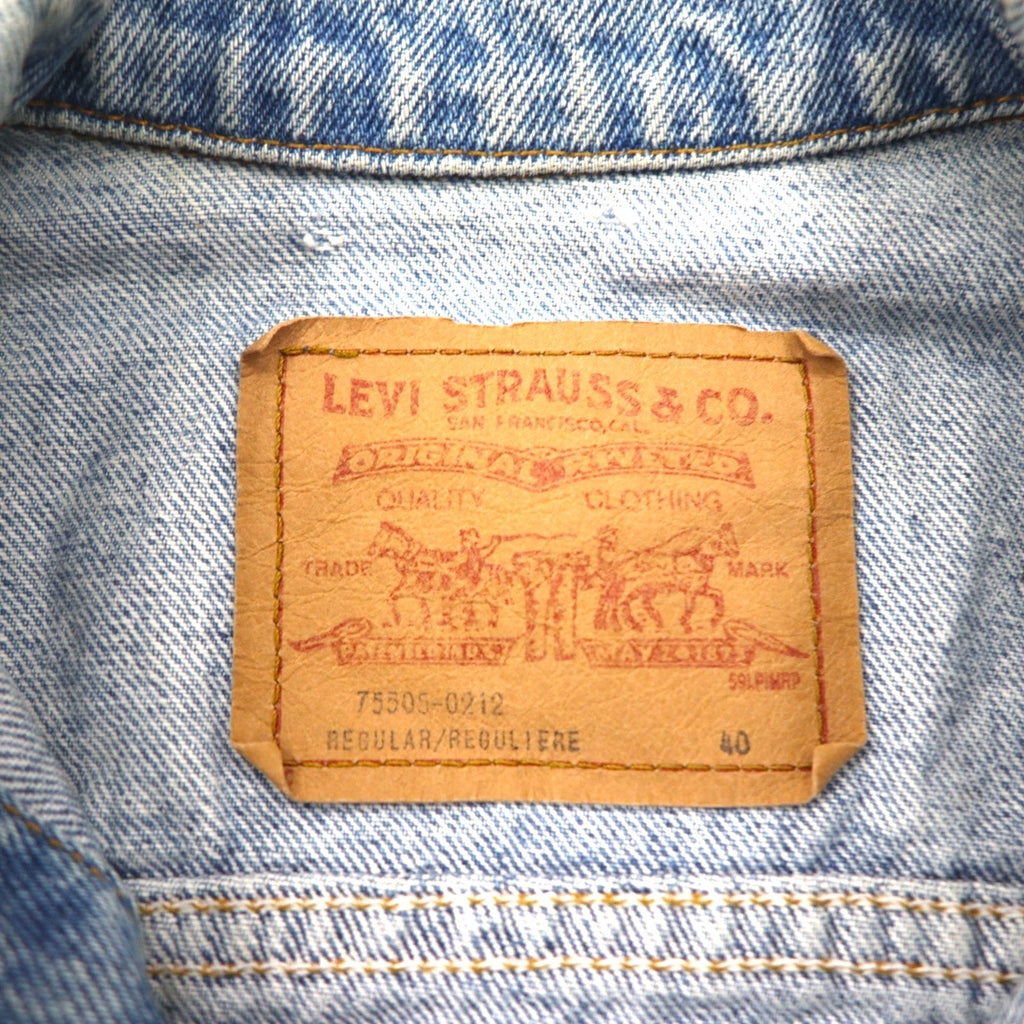 Levi's 90年代 カナダ製 オレンジタブ デニムトラッカージャケット Gジャン L インディゴ 75505-0212