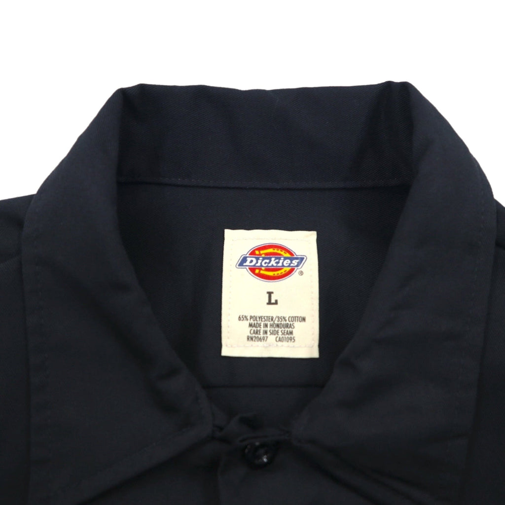 Dickies camicia da lavoro L nero poliestere cotone tasca 574BK made in Honduras articolo nuovo