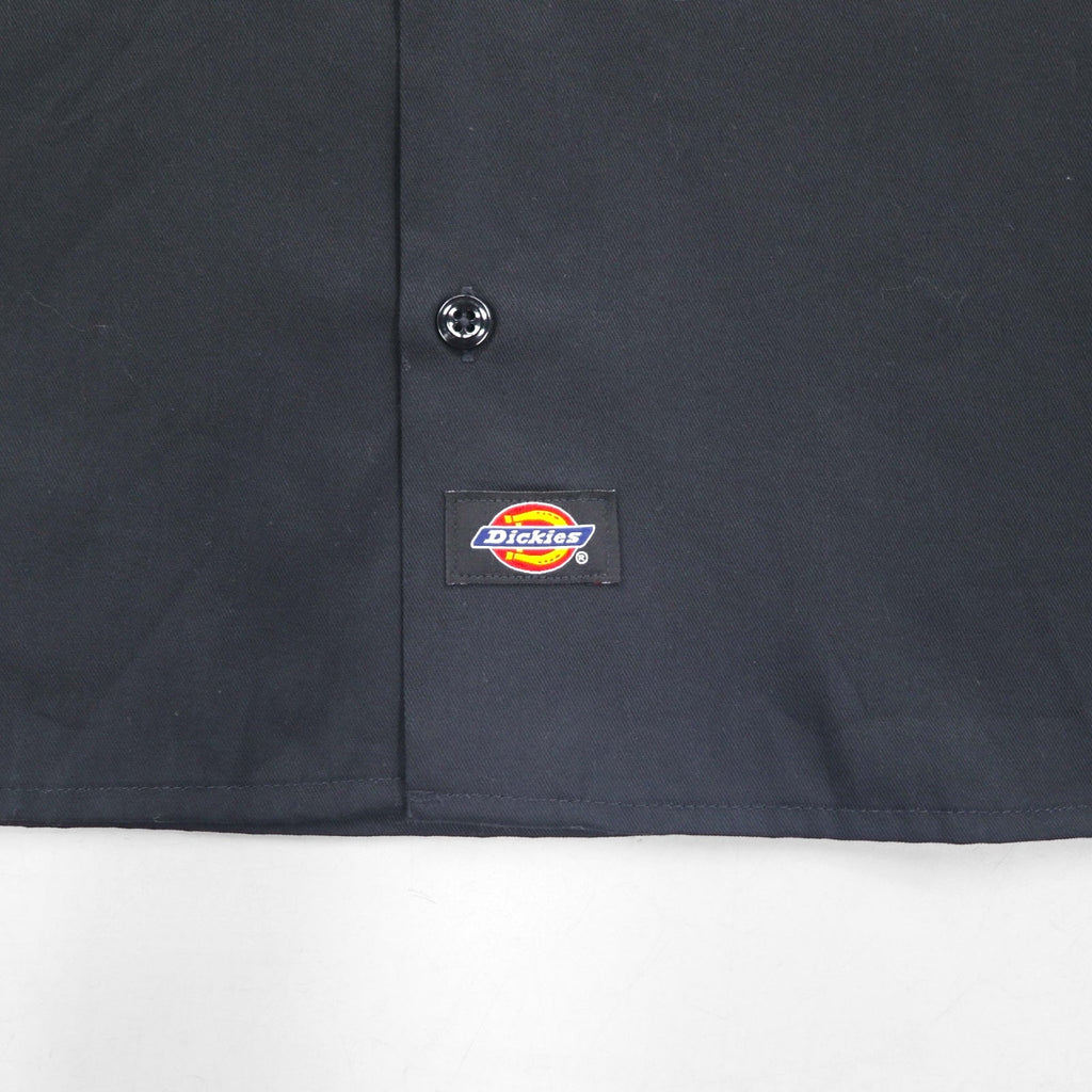 Dickies camicia da lavoro L nero poliestere cotone tasca 574BK made in Honduras articolo nuovo