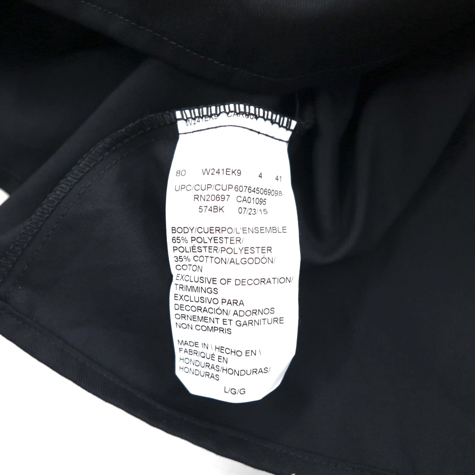 Dickies camicia da lavoro L nero poliestere cotone tasca 574BK made in Honduras articolo nuovo