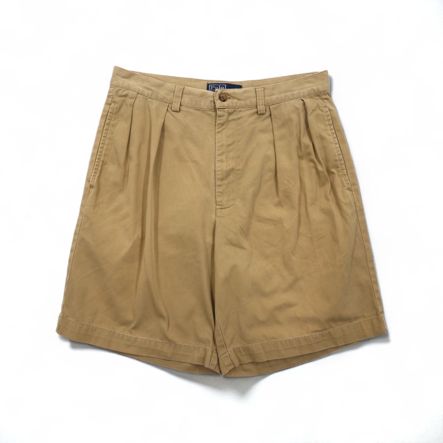 Polo by Ralph Lauren anni '90 Polo Chino TYLER SHORT pantaloncini a due pince M beige cotone