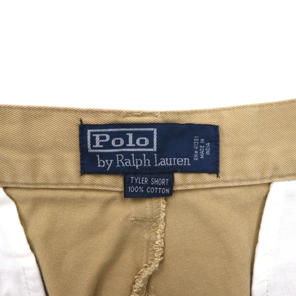 Polo by Ralph Lauren anni '90 Polo Chino TYLER SHORT pantaloncini a due pince M beige cotone
