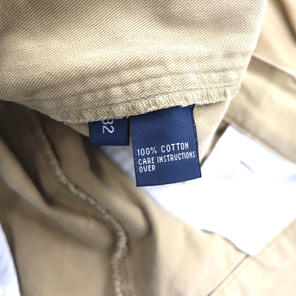 Polo by Ralph Lauren anni '90 Polo Chino TYLER SHORT pantaloncini a due pince M beige cotone