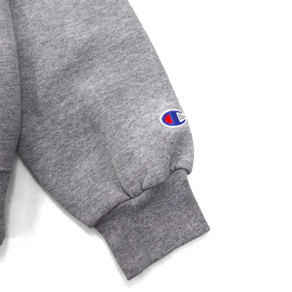 Champion 00年代 カレッジプリント プルオーバーパーカー S グレー TEXAS CHRISTIAN UNIVERSITY