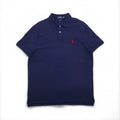 POLO RALPH LAUREN Polo XL navy cotone piqué CUSTOM SLIM FIT piccolo ricamo pony