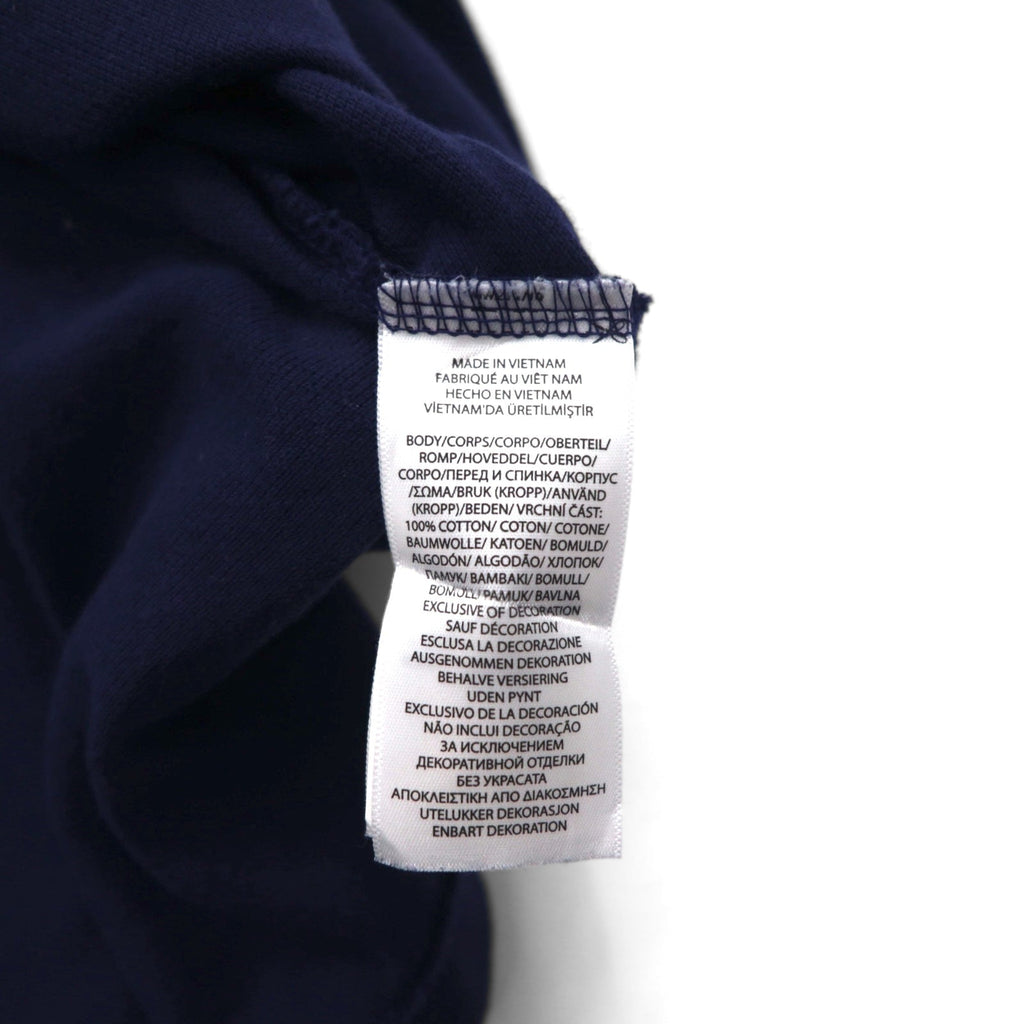 POLO RALPH LAUREN Polo XL navy cotone piqué CUSTOM SLIM FIT piccolo ricamo pony