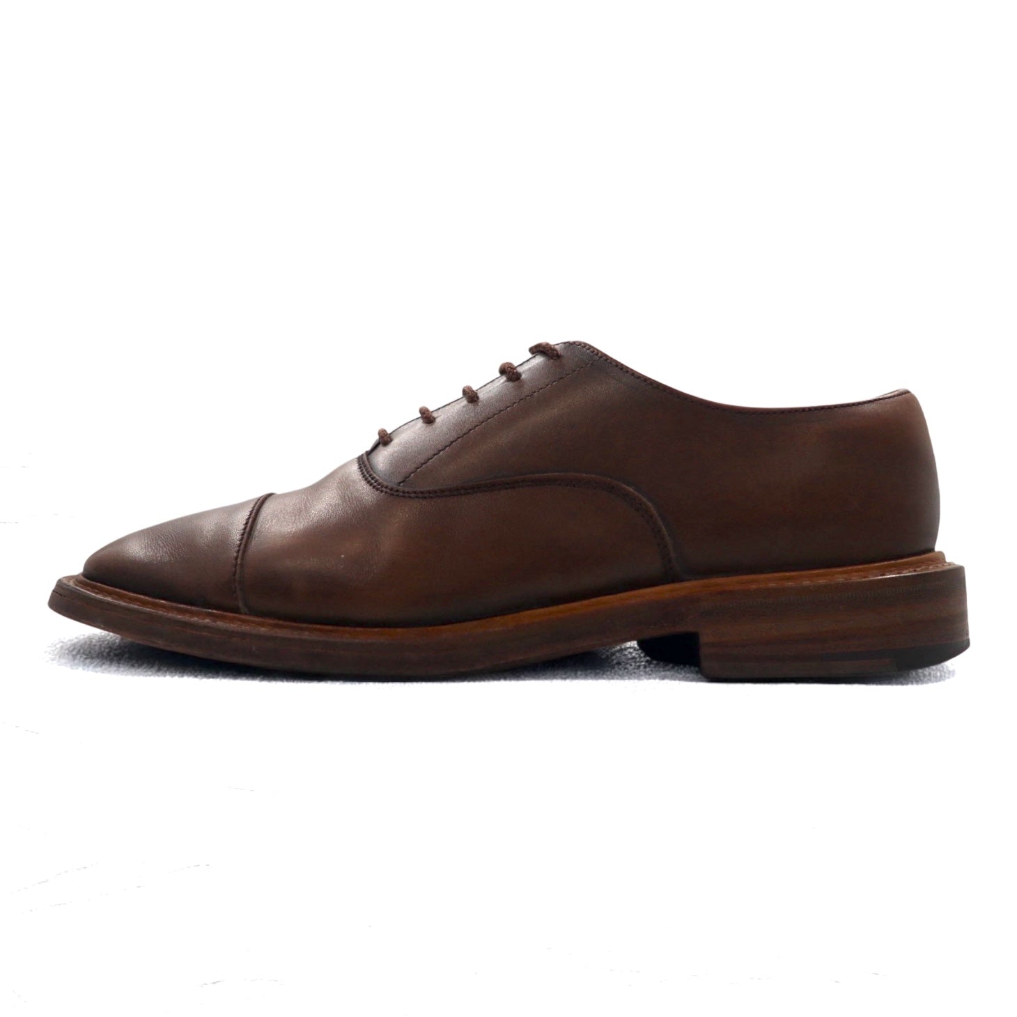 Tricker's × Margaret Howell Scarpe eleganti Made in England 24.5-25cm Marrone Pelle Goodyear Welted Cap-toe 6395
