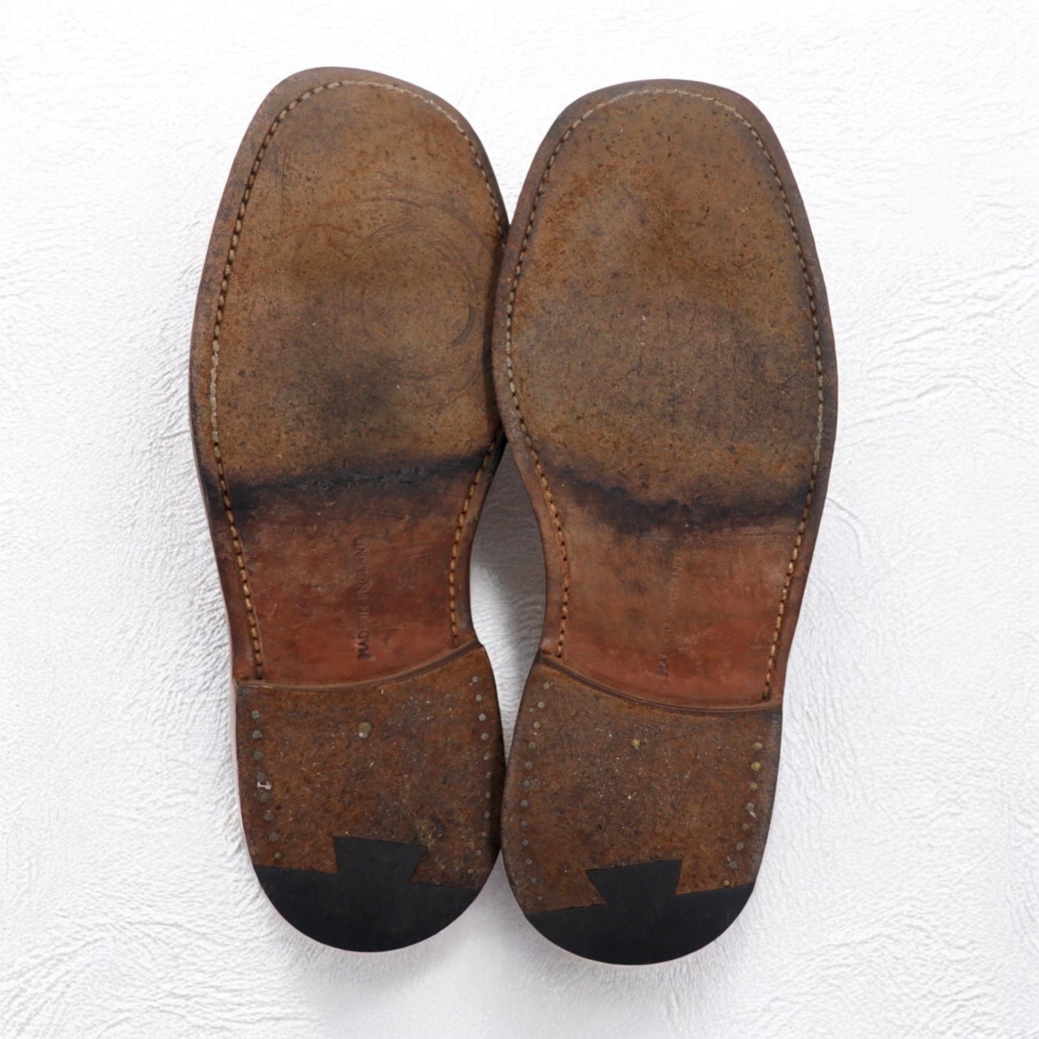 Tricker's × Margaret Howell Scarpe eleganti Made in England 24.5-25cm Marrone Pelle Goodyear Welted Cap-toe 6395