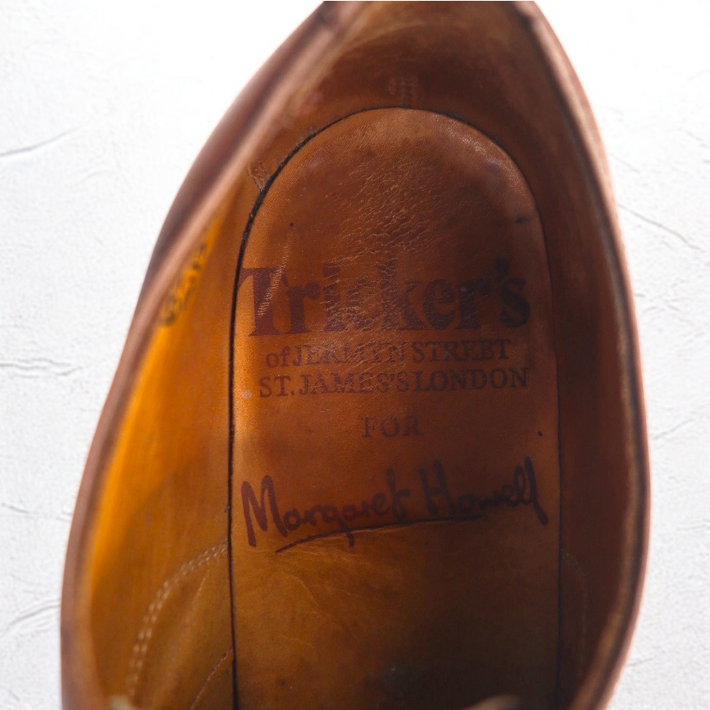 Tricker's × Margaret Howell Scarpe eleganti Made in England 24.5-25cm Marrone Pelle Goodyear Welted Cap-toe 6395