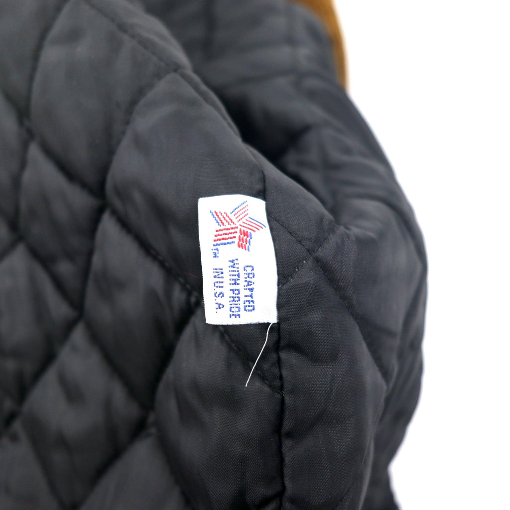 Schott USA Montgomery in velluto a coste 38 marrone, fodera trapuntata in cotone