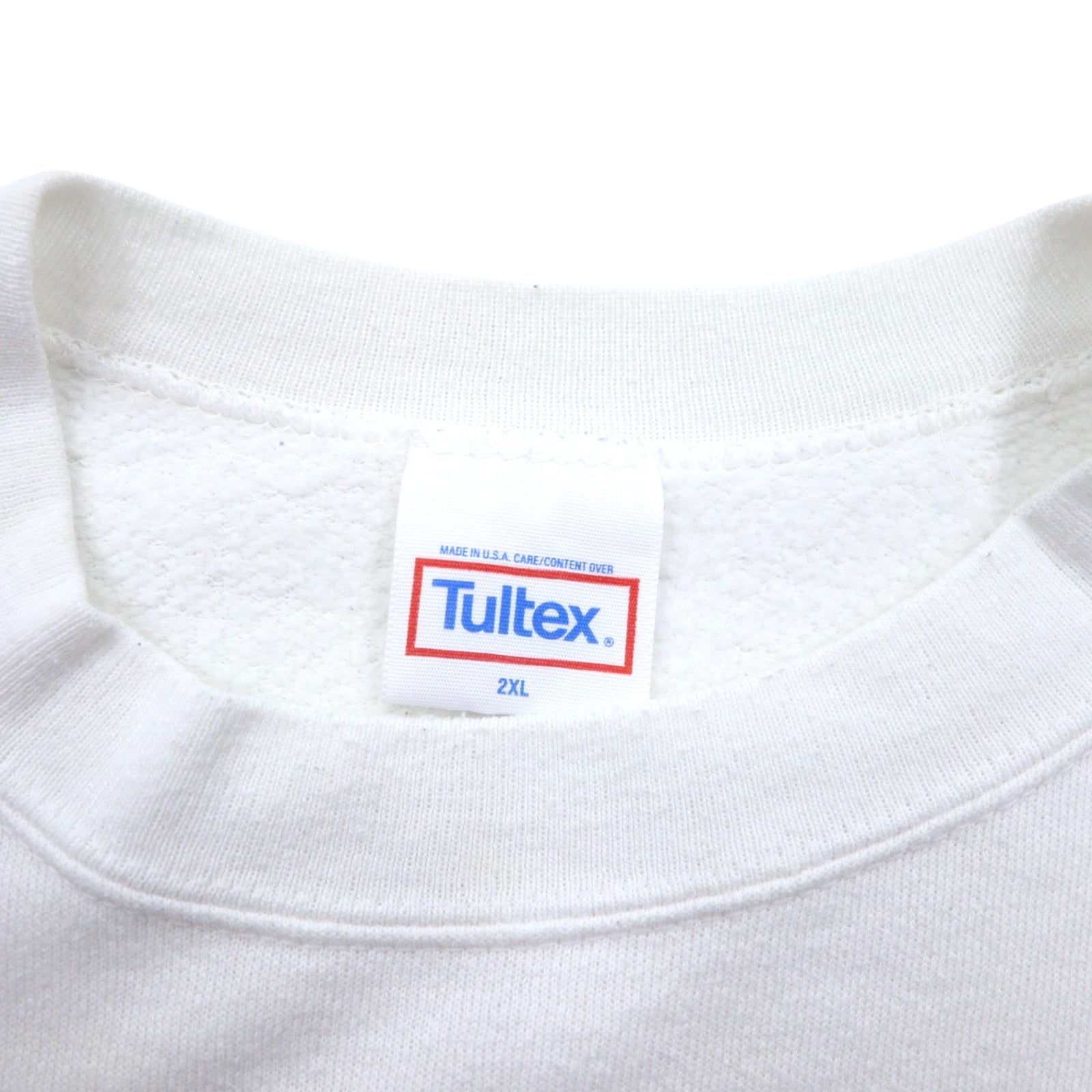 Felpa stampata Tultex, anni '90, Made in USA, 2XL, bianca, cotone, USF&F Sugar Bowl