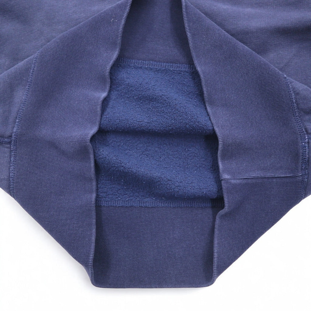 POLO RALPH LAUREN - Felpa girocollo con V anteriore, taglia S, navy, cotone, stampa logo RL