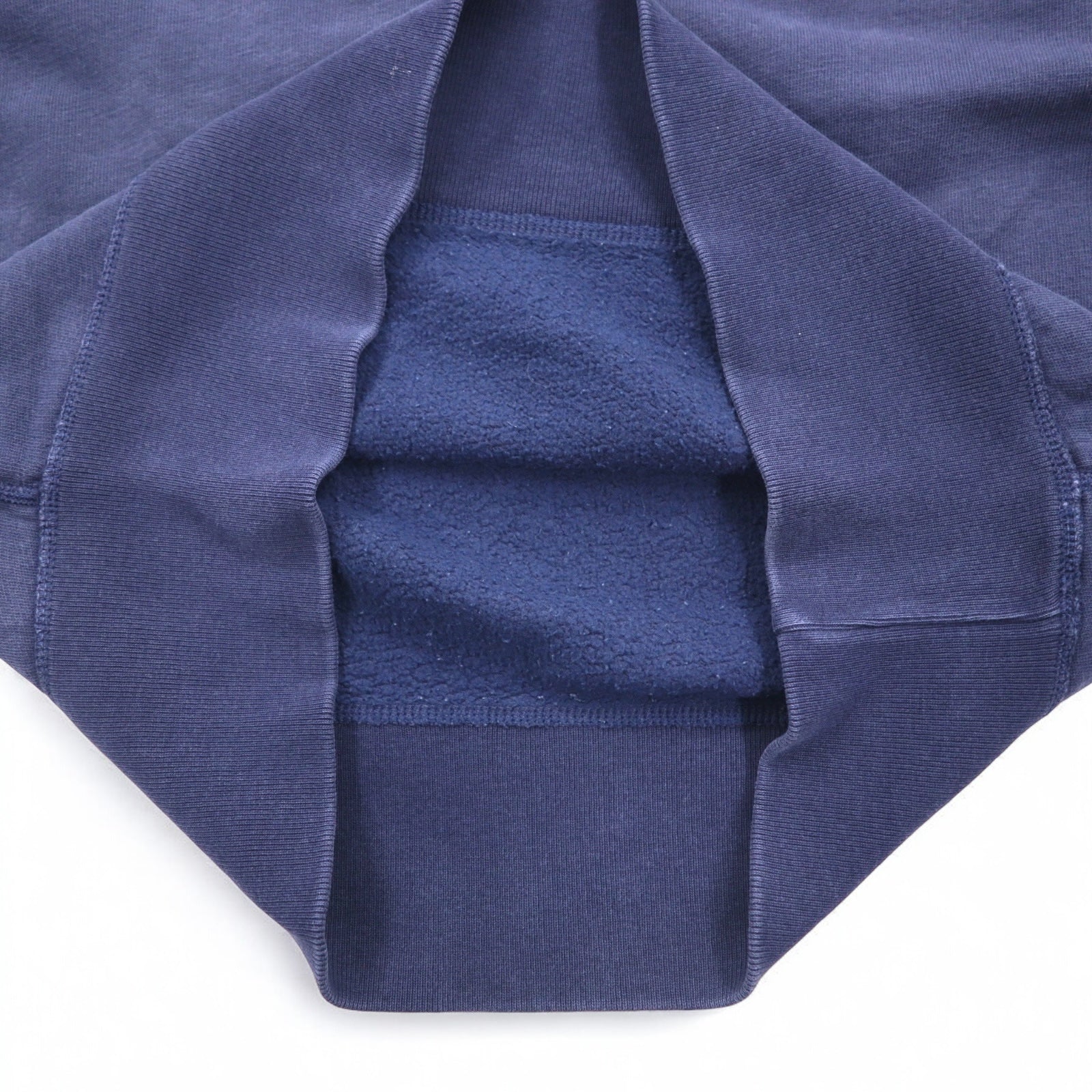 POLO RALPH LAUREN - Felpa girocollo con V anteriore, taglia S, navy, cotone, stampa logo RL