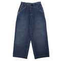 MARITHE FRANCOIS GIRBAUD Jeans affusolati a sacco S blu cotone chiusura lampo made in Japan