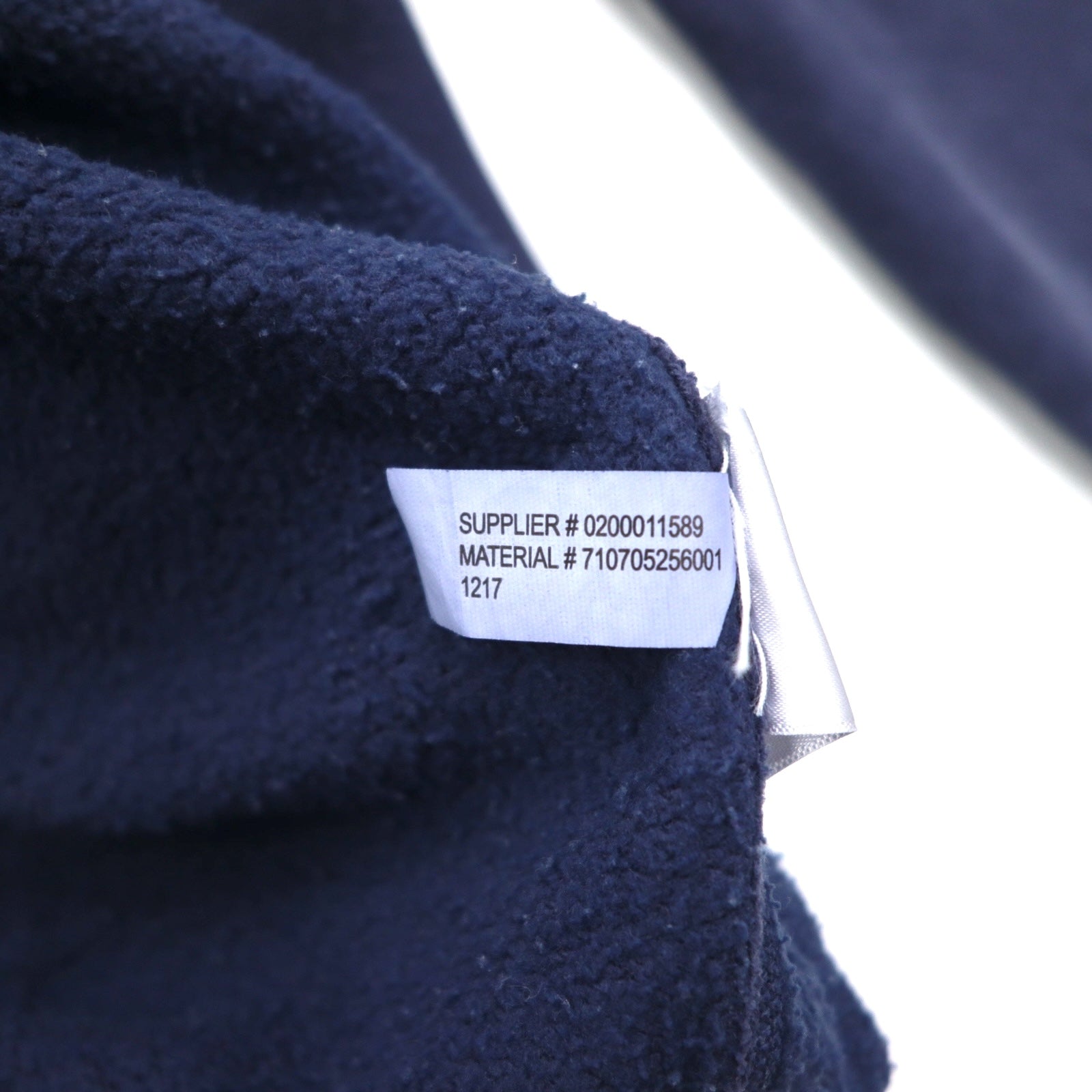 POLO RALPH LAUREN - Felpa girocollo con V anteriore, taglia S, navy, cotone, stampa logo RL