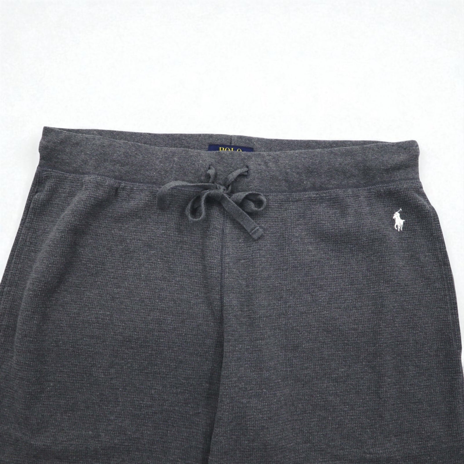 POLO RALPH LAUREN Pantaloni termici easy jogger XL grigi con ricamo small pony SLEEPWEAR