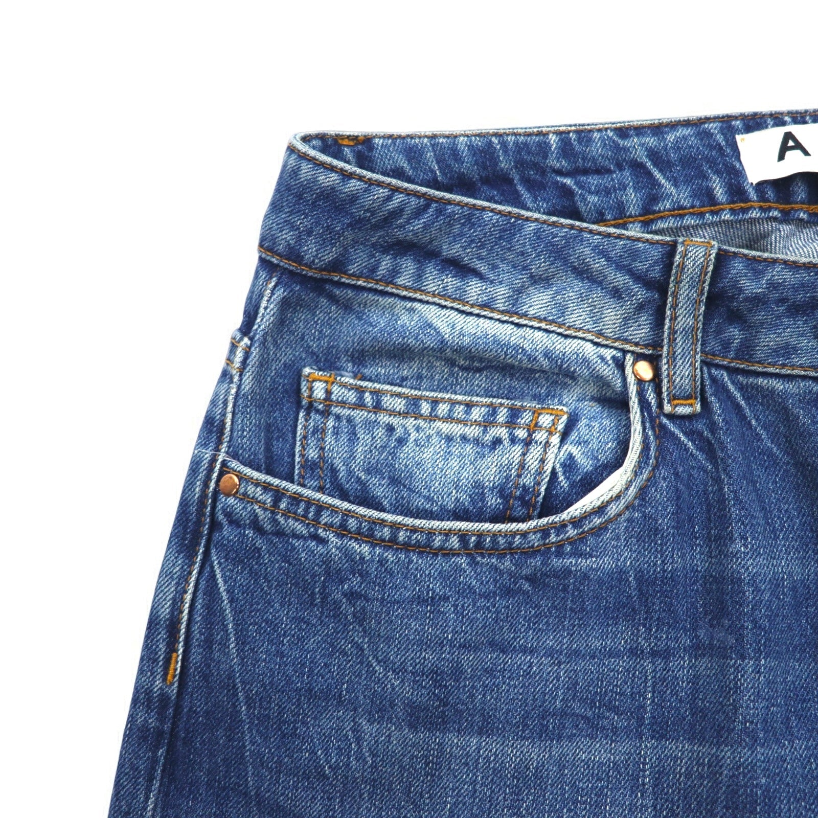 AALTO Jeans in denim affusolati taglia 34 indaco blu PRA3-LM-1001 Made in Turchia
