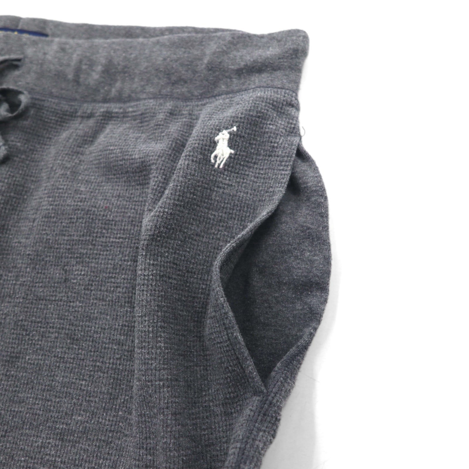 POLO RALPH LAUREN Pantaloni termici easy jogger XL grigi con ricamo small pony SLEEPWEAR