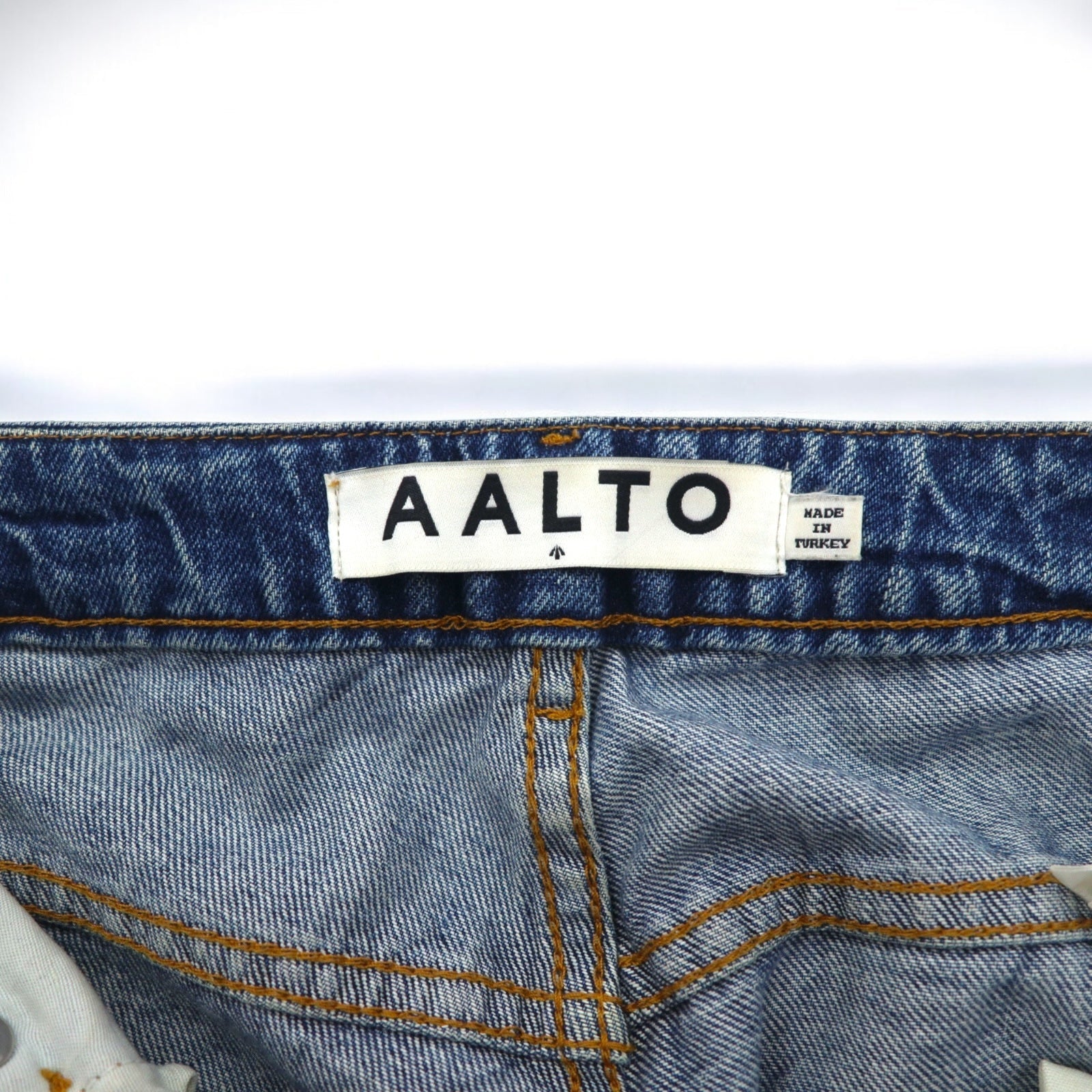 AALTO Jeans in denim affusolati taglia 34 indaco blu PRA3-LM-1001 Made in Turchia