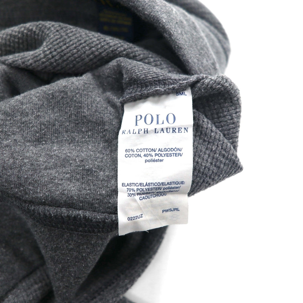 POLO RALPH LAUREN サーマル イージーパンツ ジョガーパンツ XL グレー スモールポニー刺繍 SLEEPWEAR