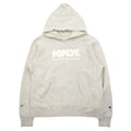 BEAMS × Champion × POPEYE Reverse Weave Pullover con cappuccio L Grigio Cotone 40° Anniversario Collaborazione Etichetta blu replica C8-J124