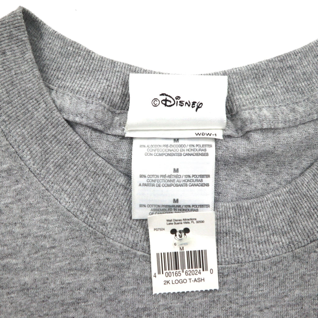 Walt Disney World 00年代 ディズニー ミッキーマウス 2000 ミレニアム Tシャツ M グレー 未使用品