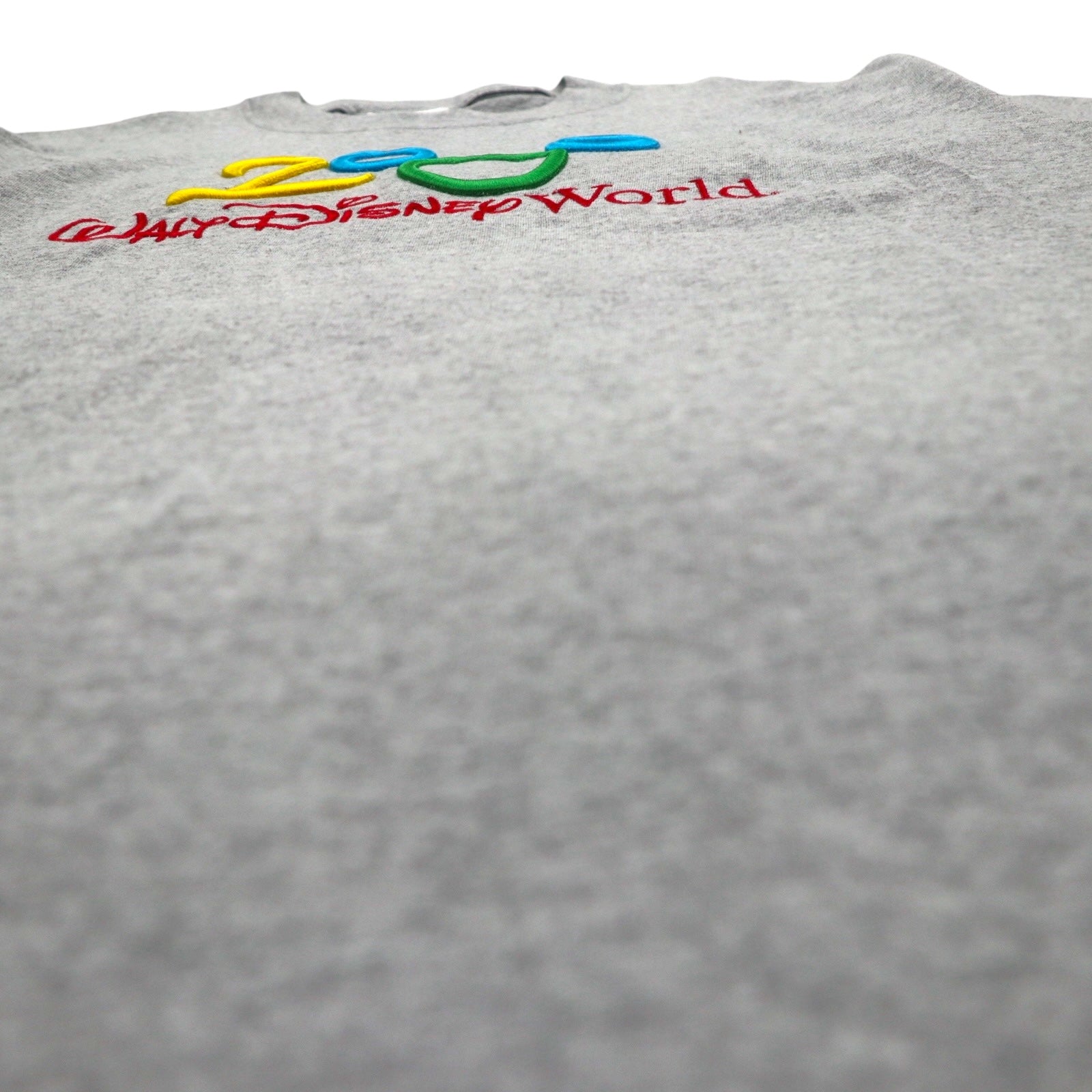 Walt Disney World Anni 2000 Disney Mickey Mouse 2000 Millennium T-shirt M Grigio Nuovo con etichette