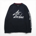 JORDAN BRAND ( NIKE )  グレイテスト フリース スウェット トレーナー L ブラック JSW GREATEST FLC CREW 刺繍 AV6002-010