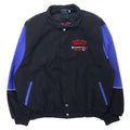 Ashley Giacca da corsa USA XL Nera Cotone Bottoni automatici DAVE KEHL CHEVROLET Ricamo posteriore Taglia grande
