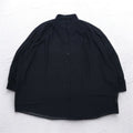 Italia Ya Overshirt L Nero Taglia grande La Moda GOJI Prodotto in Giappone