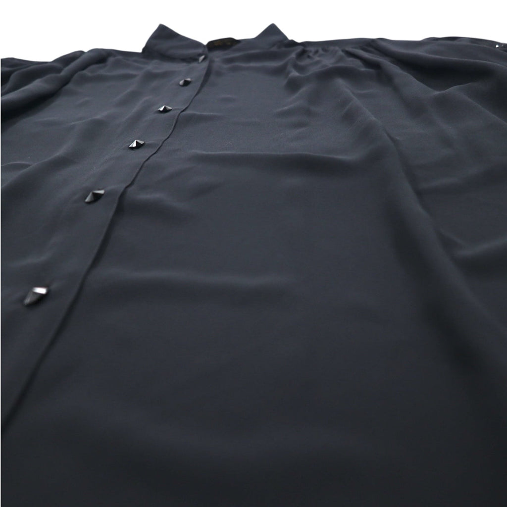 Italia Ya Overshirt L Nero Taglia grande La Moda GOJI Prodotto in Giappone