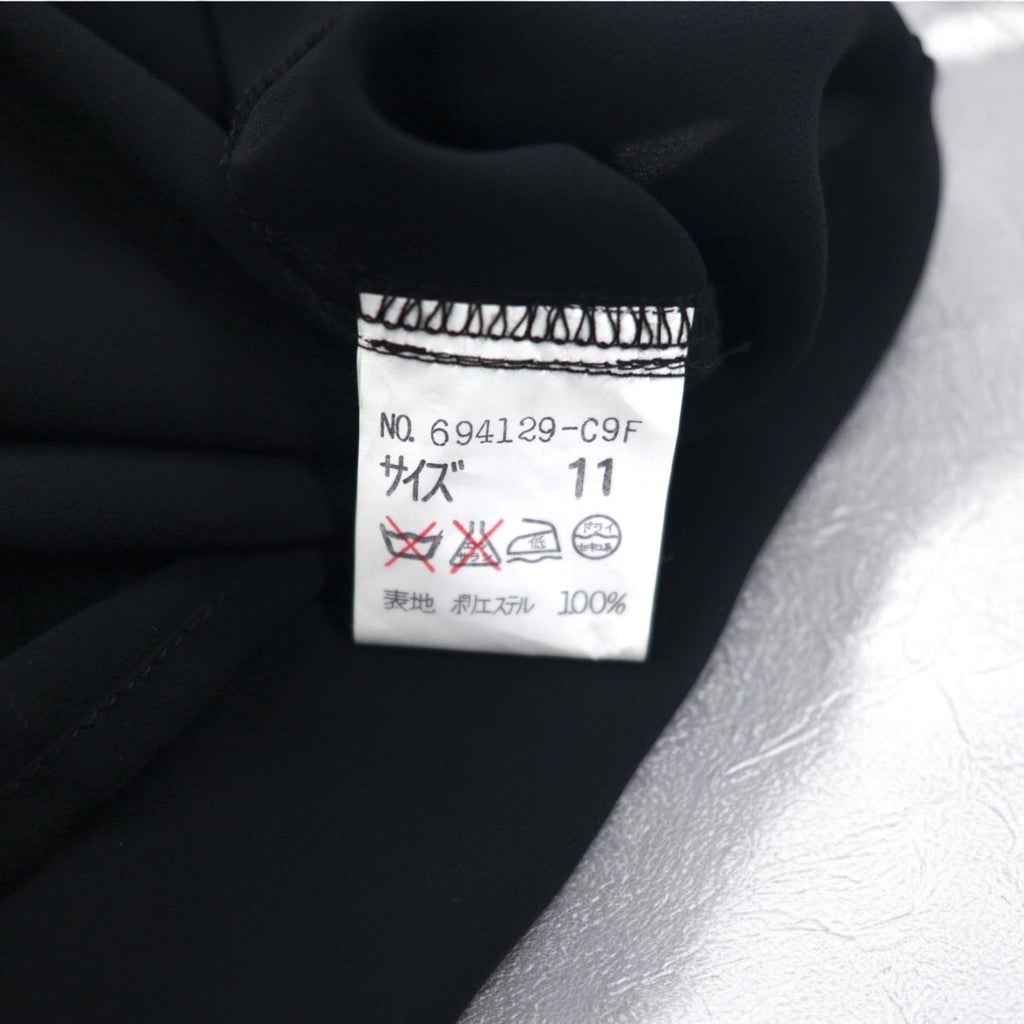 Italia Ya Overshirt L Nero Taglia grande La Moda GOJI Prodotto in Giappone