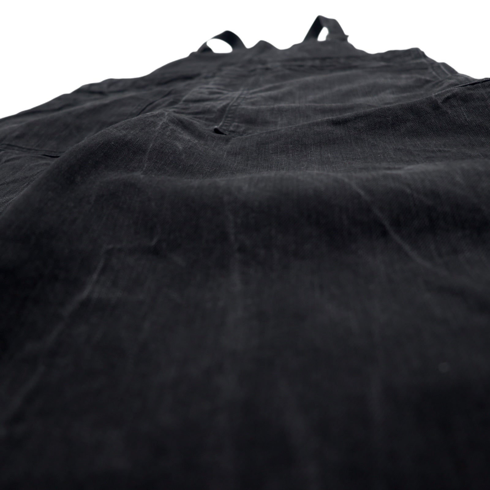 Sonic Lab (concessionario Nepenthes) Salopette in denim nero S Cotone Nero Fatto in Giappone