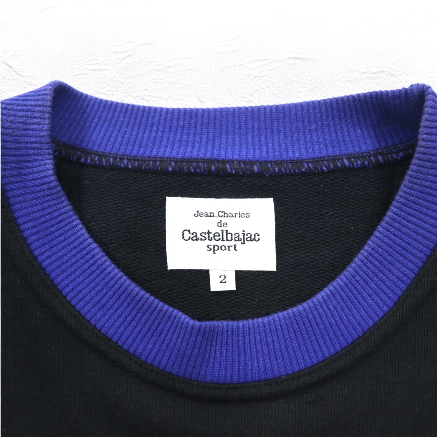 Castelbajac sport anni '90 felpa con stampa personaggio, taglia M, colore nero, in cotone.