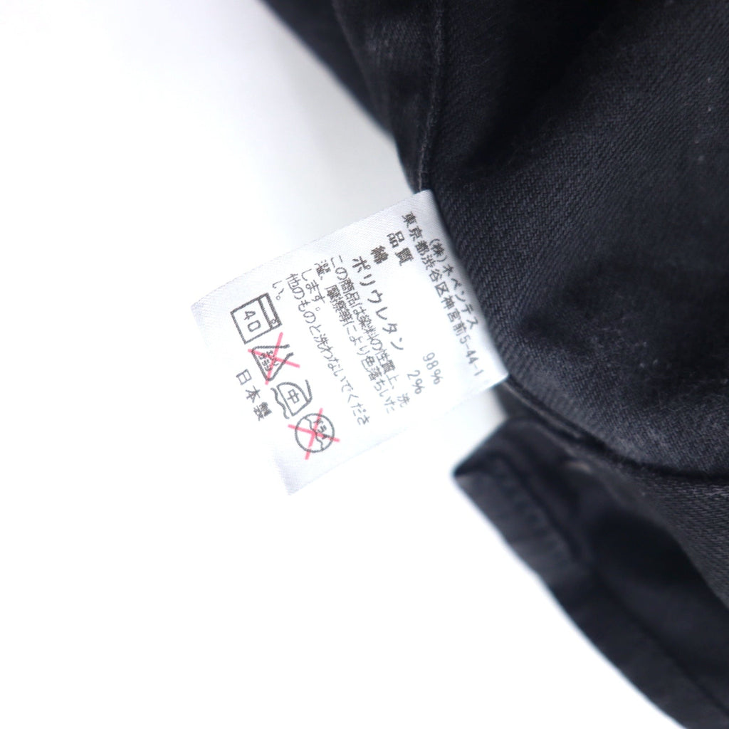 Sonic Lab (concessionario Nepenthes) Salopette in denim nero S Cotone Nero Fatto in Giappone